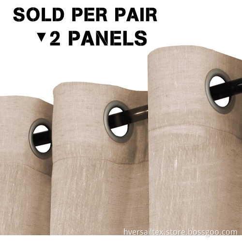 Premium Soft Rich Linen Textured Curtains